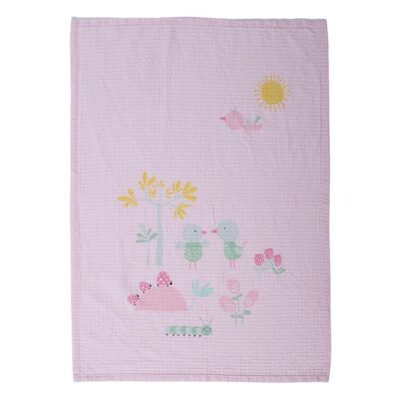 ΒΡΕΦΙΚΗ ΚΟΥΒΕΡΤΑ ΠΙΚΕ ΚΟΥΝΙΑΣ SPRING HAPPINESS 110X150 NEF-NEF HOMEWARE, 100% BAMBAKI - Image 3