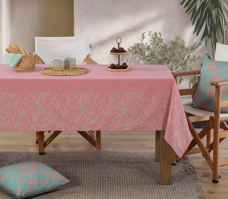 ΤΡΑΠΕΖΟΜΑΝΤΗΛΟ FLORIVA 140X140 NEF-NEF HOMEWARE, 50% BAMB-50% ΠΟΛ