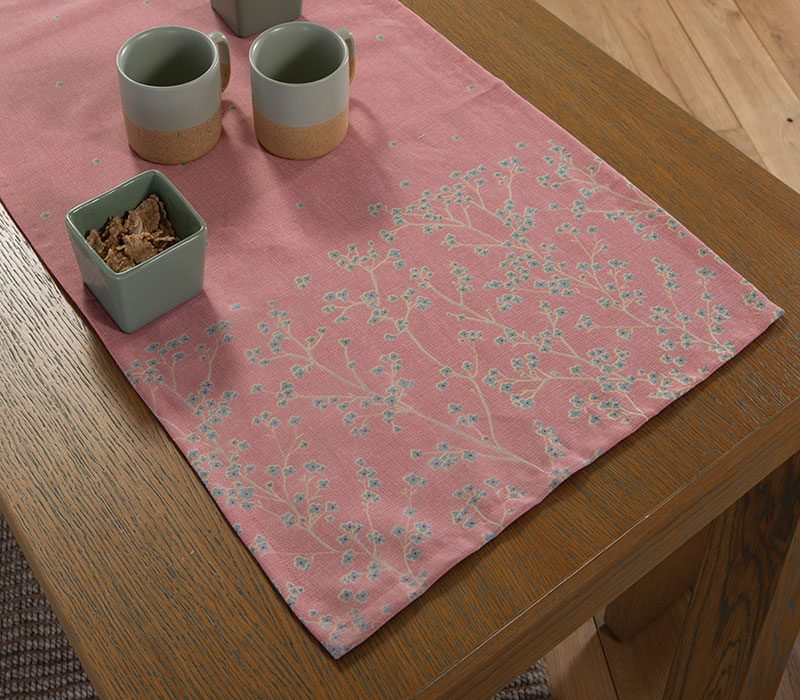 ΤΡΑΒΕΡΣΑ FLORIVA 45Χ140 NEF-NEF HOMEWARE, 50% BAMB-50% ΠΟΛ - Image 2