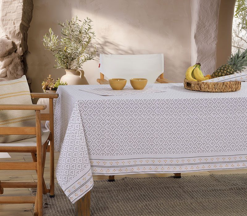 ΤΡΑΠΕΖΟΜΑΝΤΗΛΟ ISHMAR 140X180 NEF-NEF HOMEWARE, 50% BAMB-50% ΠΟΛ