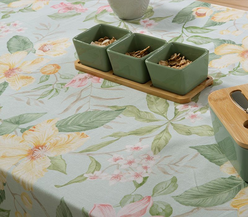 ΤΡΑΠΕΖΟΜΑΝΤΗΛΟ OPALYN 140X140 NEF-NEF HOMEWARE, 100% BAMBAKI - Image 2