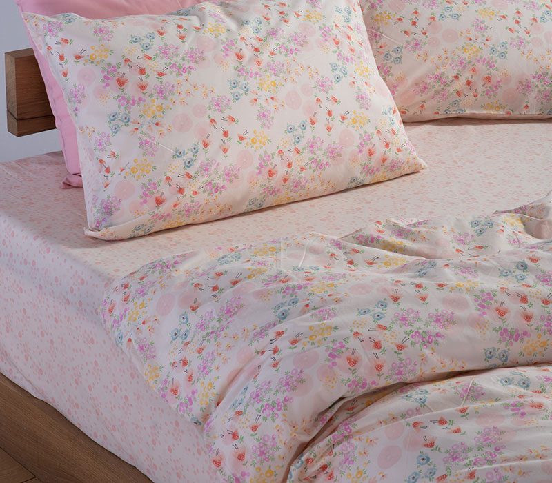 ΠΑΙΔΙΚΑ ΣΕΤ ΣΕΝΤΟΝΙΑ ΜΟΝΑ BLOSSOM DAY 170X260 NEF-NEF HOMEWARE, 100% BAMBAKI - Image 2
