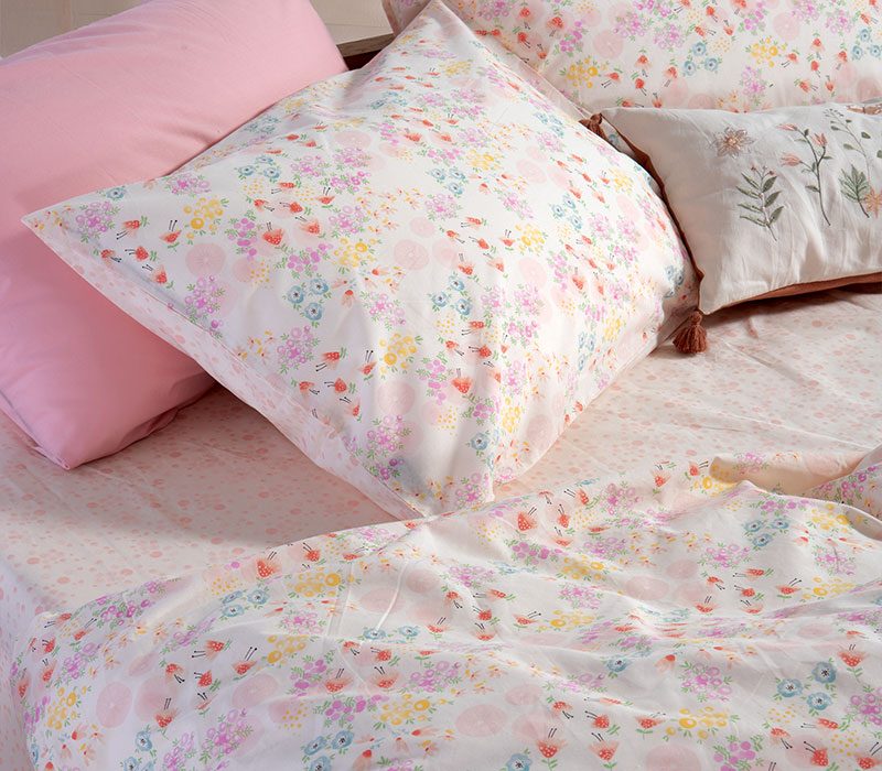 ΠΑΙΔΙΚΑ ΣΕΤ ΣΕΝΤΟΝΙΑ ΜΟΝΑ BLOSSOM DAY 170X260 NEF-NEF HOMEWARE, 100% BAMBAKI - Image 3