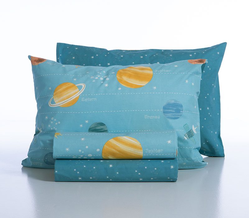 ΠΑΙΔΙΚΑ ΣΕΤ ΣΕΝΤΟΝΙΑ ΜΟΝΑ THIS IS MY GALAXY 170X260 NEF-NEF HOMEWARE, 100% BAMBAKI - Image 4