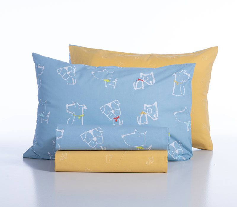 ΠΑΙΔΙΚΑ ΣΕΤ ΣΕΝΤΟΝΙΑ ΜΟΝΑ DOG LIFE 170X260 NEF-NEF HOMEWARE, 100% BAMBAKI - Image 4