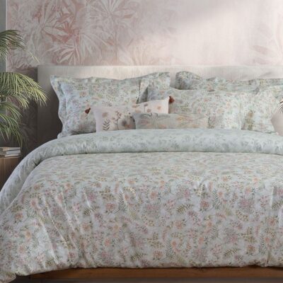ΣΕΤ ΠΑΠΛΩΜΑΤΟΘΗΚΗ ΥΠΕΡΔΙΠΛΗ BLESSING 240X230 NEF-NEF HOMEWARE, 100% BAMBAKI