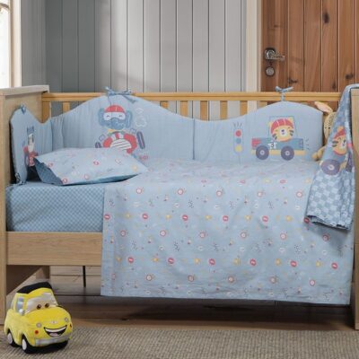 ΒΡΕΦΙΚΑ ΣΕΤ ΣΕΝΤΟΝΙΑ ΚΟΥΝΙΑΣ SUPER BOY NEF-NEF HOMEWARE, 100% ΒΑΜΒΑΚΙ