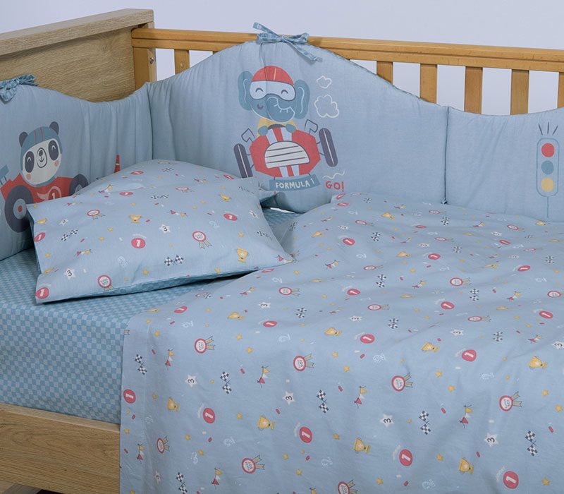 ΒΡΕΦΙΚΑ ΣΕΤ ΣΕΝΤΟΝΙΑ ΚΟΥΝΙΑΣ SUPER BOY  NEF-NEF HOMEWARE, 100% ΒΑΜΒΑΚΙ - Image 2