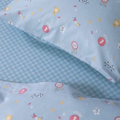 ΒΡΕΦΙΚΑ ΣΕΤ ΣΕΝΤΟΝΙΑ ΚΟΥΝΙΑΣ SUPER BOY NEF-NEF HOMEWARE, 100% ΒΑΜΒΑΚΙ - Image 4