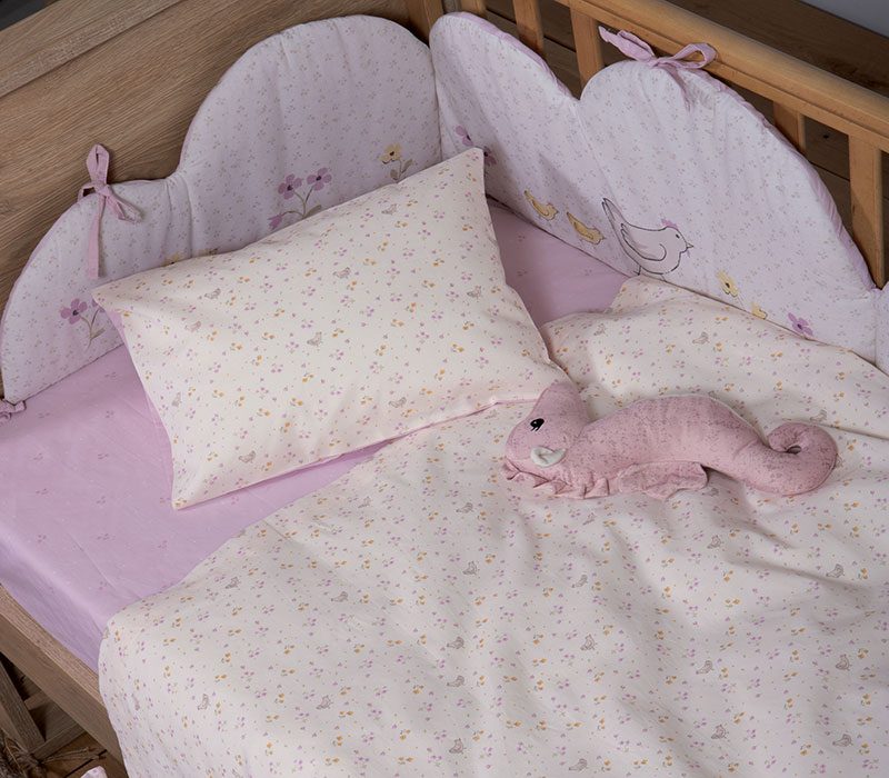 ΒΡΕΦΙΚΑ ΣΕΤ ΣΕΝΤΟΝΙΑ ΚΟΥΝΙΑΣ CUTE & SWEET NEF-NEF HOMEWARE, 100% ΒΑΜΒΑΚΙ - Image 2