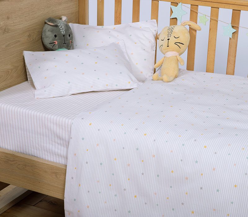 ΒΡΕΦΙΚΑ ΣΕΤ ΣΕΝΤΟΝΙΑ ΚΟΥΝΙΑΣ HAPPY  NEF-NEF HOMEWARE, 100% ΒΑΜΒΑΚΙ - Image 2