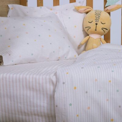 ΒΡΕΦΙΚΑ ΣΕΤ ΣΕΝΤΟΝΙΑ ΚΟΥΝΙΑΣ HAPPY NEF-NEF HOMEWARE, 100% ΒΑΜΒΑΚΙ - Image 3