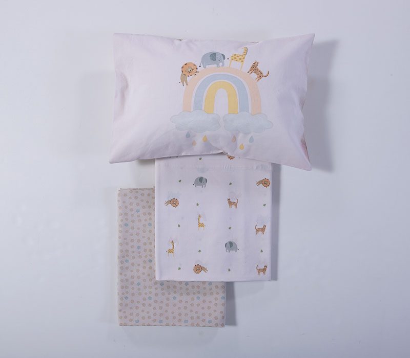 ΒΡΕΦΙΚΑ ΣΕΤ ΣΕΝΤΟΝΙΑ ΚΟΥΝΙΑΣ JUNGLE IN MOTION  NEF-NEF HOMEWARE, 100% ΒΑΜΒΑΚΙ - Image 5