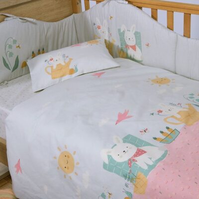 ΒΡΕΦΙΚΑ ΣΕΤ ΣΕΝΤΟΝΙΑ ΚΟΥΝΙΑΣ PIC NIC TOGETHER NEF-NEF HOMEWARE, 100% ΒΑΜΒΑΚΙ - Image 2