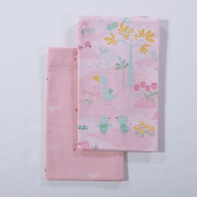 ΒΡΕΦΙΚΑ ΣΕΤ ΣΕΝΤΟΝΙΑ ΛΙΚΝΟΥ 2ΤΜΧ SPRING HAPPINESS NEF-NEF HOMEWARE, 100% ΒΑΜΒΑΚΙ - Image 2