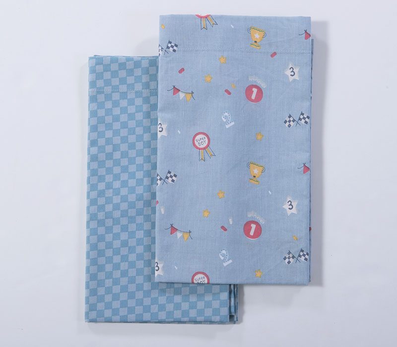 ΒΡΕΦΙΚΑ ΣΕΤ ΣΕΝΤΟΝΙΑ ΛΙΚΝΟΥ 2ΤΜΧ SUPER BOY  NEF-NEF HOMEWARE, 100% ΒΑΜΒΑΚΙ - Image 2