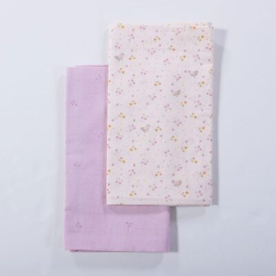 ΒΡΕΦΙΚΑ ΣΕΤ ΣΕΝΤΟΝΙΑ ΛΙΚΝΟΥ 2ΤΜΧ CUTE & SWEET NEF-NEF HOMEWARE, 100% ΒΑΜΒΑΚΙ - Image 2