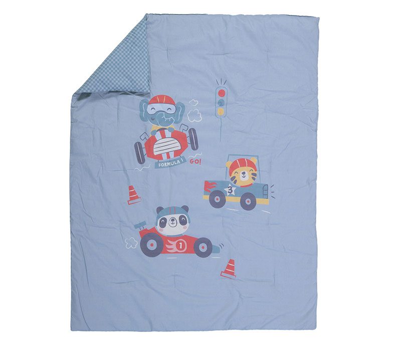 ΒΡΕΦΙΚΟ ΚΟΥΒΕΡΛΙ SUPER BOY 110Χ140 NEF-NEF HOMEWARE, ΥΦΑΣΜΑ:100%BAMB-ΕΣΩΤ:100%ΠΟΛ - Image 2