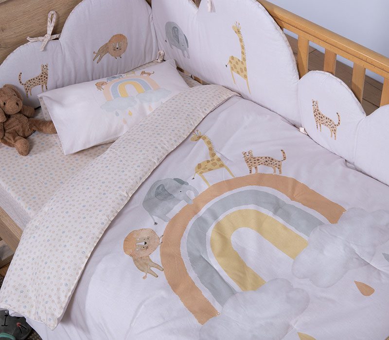 ΒΡΕΦΙΚΟ ΚΟΥΒΕΡΛΙ JUNGLE IN MOTION 110Χ140 NEF-NEF HOMEWARE, ΥΦΑΣΜΑ:100%BAMB-ΕΣΩΤ:100%ΠΟΛ