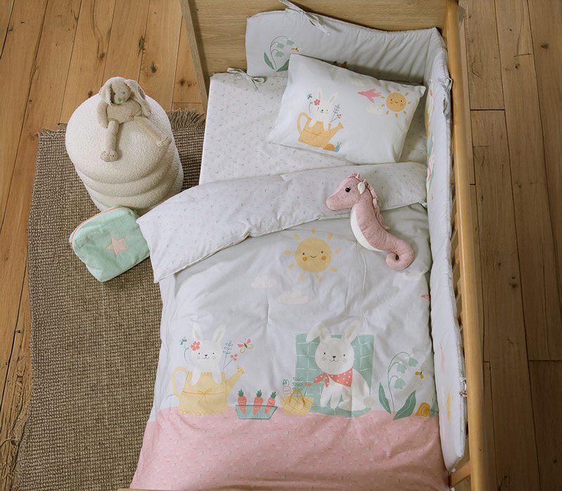 ΒΡΕΦΙΚΟ ΚΟΥΒΕΡΛΙ PIC NIC TOGETHER 110Χ140 NEF-NEF HOMEWARE, ΥΦΑΣΜΑ:100%BAMB-ΕΣΩΤ:100%ΠΟΛ