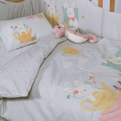 ΒΡΕΦΙΚΟ ΚΟΥΒΕΡΛΙ PIC NIC TOGETHER 110Χ140 NEF-NEF HOMEWARE, ΥΦΑΣΜΑ:100%BAMB-ΕΣΩΤ:100%ΠΟΛ - Image 2