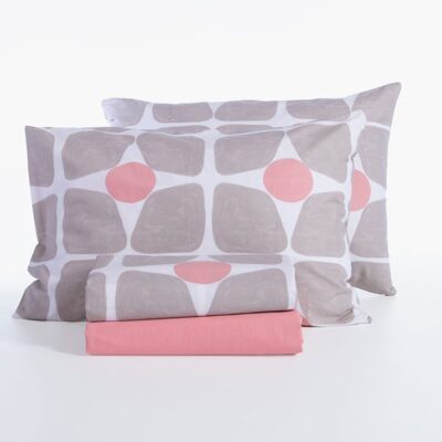 ΣΕΤ ΣΕΝΤΟΝΙΑ ΥΠΕΡΔΙΠΛΑ CASUAL COREO ΜΕ ΛΑΣΤΙΧΟ NEF-NEF HOMEWARE, 100% ΒΑΜΒΑΚΙ - Image 7