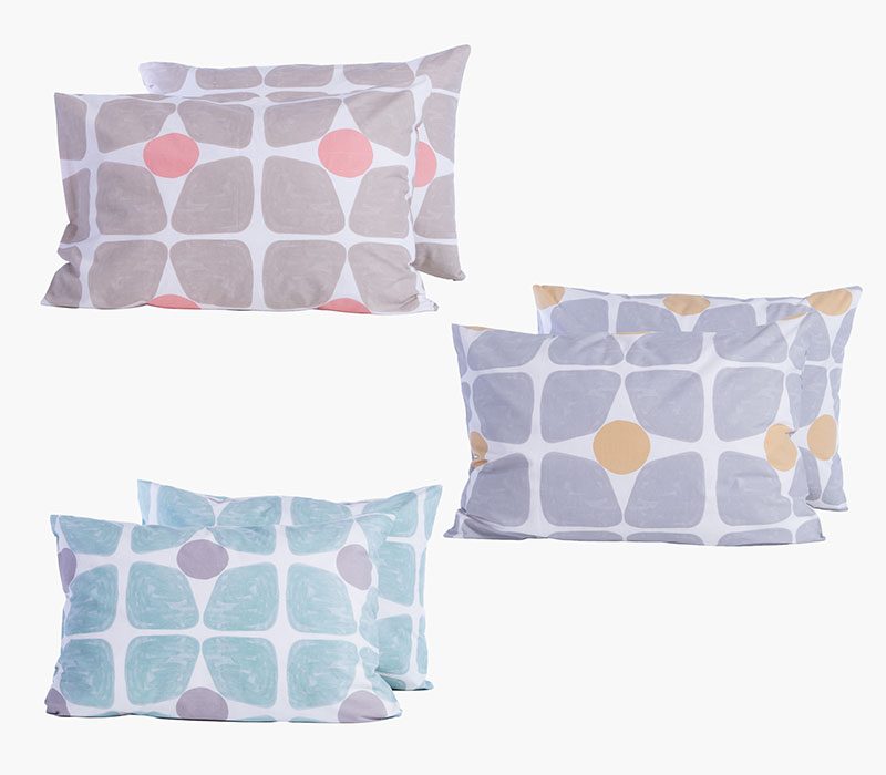 ΜΑΞΙΛΑΡΟΘΗΚΗ CASUAL COREO 52Χ72 NEF-NEF HOMEWARE, 100% ΒΑΜΒΑΚΙ