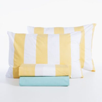 ΣΕΤ ΣΕΝΤΟΝΙΑ ΜΟΝΑ CASUAL VERTIA ΜΕ ΛΑΣΤΙΧΟ NEF-NEF HOMEWARE, 100% ΒΑΜΒΑΚΙ - Image 9