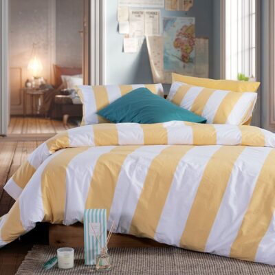 ΣΕΤ ΣΕΝΤΟΝΙΑ ΥΠΕΡΔΙΠΛΑ CASUAL VERTIA ΜΕ ΛΑΣΤΙΧΟ NEF-NEF HOMEWARE, 100% ΒΑΜΒΑΚΙ - Image 3