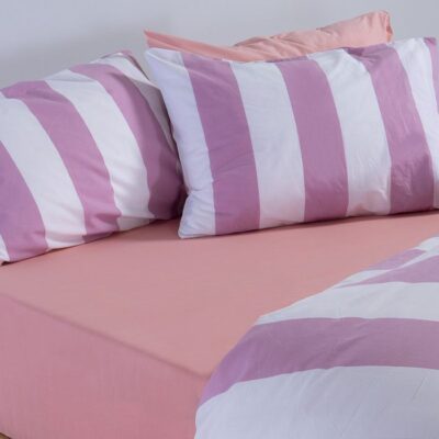 ΣΕΤ ΣΕΝΤΟΝΙΑ ΥΠΕΡΔΙΠΛΑ CASUAL VERTIA ΜΕ ΛΑΣΤΙΧΟ NEF-NEF HOMEWARE, 100% ΒΑΜΒΑΚΙ - Image 7