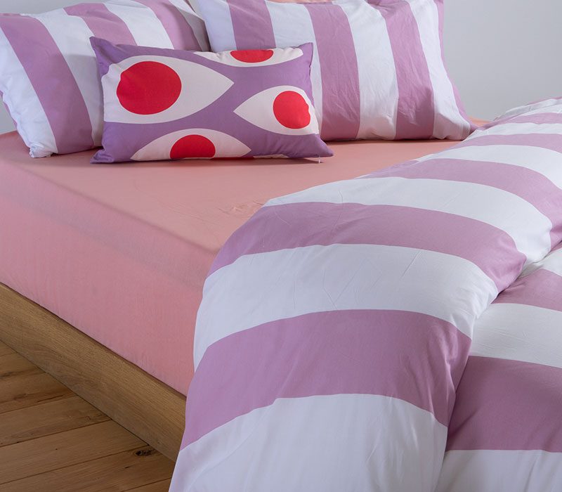 ΣΕΤ ΣΕΝΤΟΝΙΑ KING SIZE ΜΕ ΛΑΣΤΙΧΟ CASUAL VERTIA  NEF-NEF HOMEWARE, 100% ΒΑΜΒΑΚΙ - Image 4