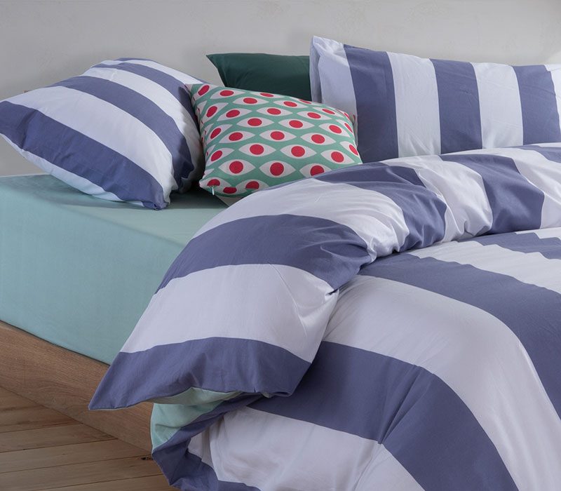 ΣΕΤ ΣΕΝΤΟΝΙΑ KING SIZE ΜΕ ΛΑΣΤΙΧΟ CASUAL VERTIA  NEF-NEF HOMEWARE, 100% ΒΑΜΒΑΚΙ - Image 6