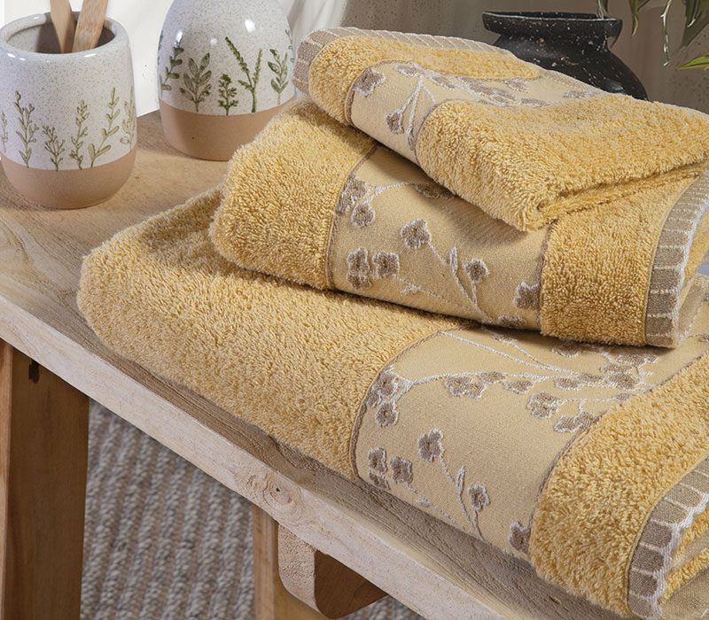 ΠΕΤΣΕΤΑ ΧΕΡΙΩΝ FLORIVA 30X50 NEF-NEF HOMEWARE, 100% BAMBAKI - Image 5