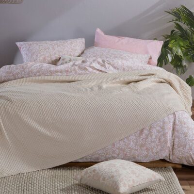 ΚΟΥΒΕΡΤΑ ΠΙΚΕ ΜΟΝΗ NEW GOLF 180X240 NEF-NEF HOMEWARE, 100% ΒΑΜΒΑΚΙ - Image 2