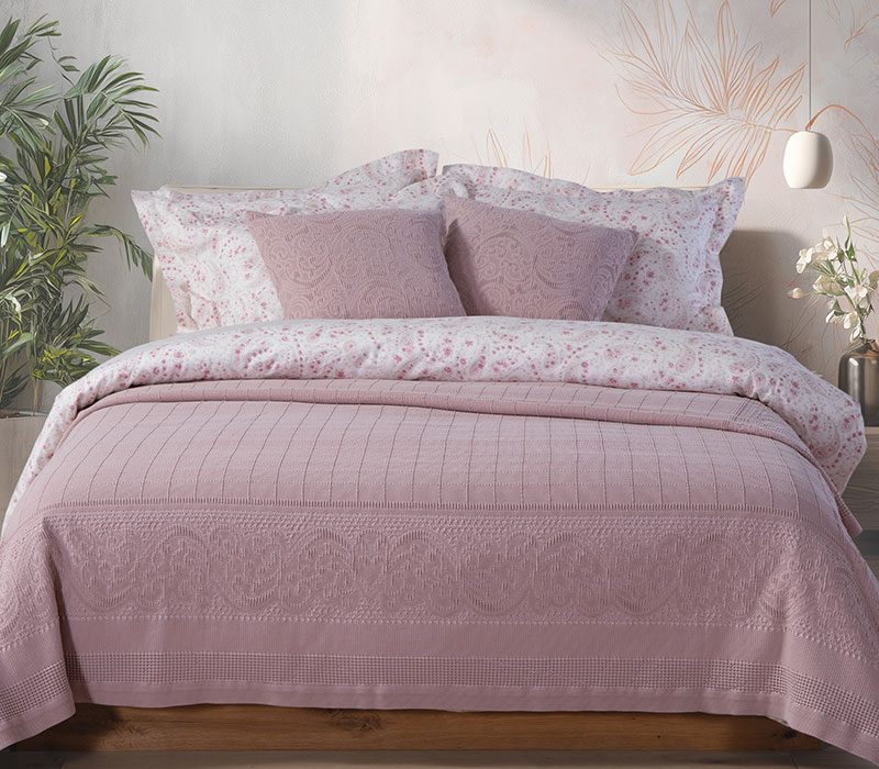 ΚΟΥΒΕΡΤΑ ΥΠΕΡΔΙΠΛΗ MIRELLE 230X250 NEF-NEF HOMEWARE, 100% BAMBAKI