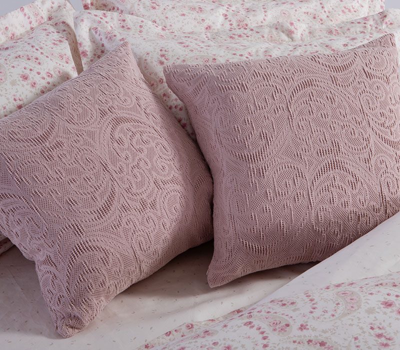 ΔΙΑΚΟΣΜΗΤΙΚΗ ΜΑΞΙΛΑΡΟΘΗΚΗ MIRELLE 50X50 NEF-NEF HOMEWARE, 100% BAMBAKI - Image 2