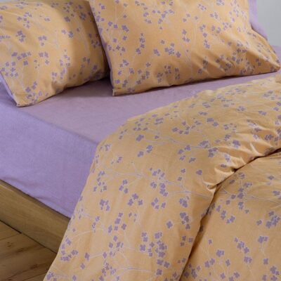 ΣΕΤ ΣΕΝΤΟΝΙΑ ΒΑΜΒΑΚΕΡΑ ΜΟΝΑ FLORIVA 170X270 NEF-NEF HOMEWARE, 100% ΒΑΜΒΑΚΙ - Image 4