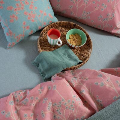 ΣΕΤ ΣΕΝΤΟΝΙΑ ΒΑΜΒΑΚΕΡΑ ΜΟΝΑ FLORIVA 170X270 NEF-NEF HOMEWARE, 100% ΒΑΜΒΑΚΙ - Image 5