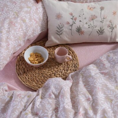 ΣΕΤ ΣΕΝΤΟΝΙΑ ΒΑΜΒΑΚΕΡΑ ΥΠΕΡΔΙΠΛΑ CYLIA 240Χ270 NEF-NEF HOMEWARE, 100% ΒΑΜΒΑΚΙ - Image 5