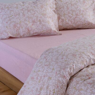 ΣΕΤ ΣΕΝΤΟΝΙΑ ΒΑΜΒΑΚΕΡΑ KING SIZE CYLIA ΜΕ ΛΑΣΤΙΧΟ NEF-NEF HOMEWARE, 100% ΒΑΜΒΑΚΙ - Image 4