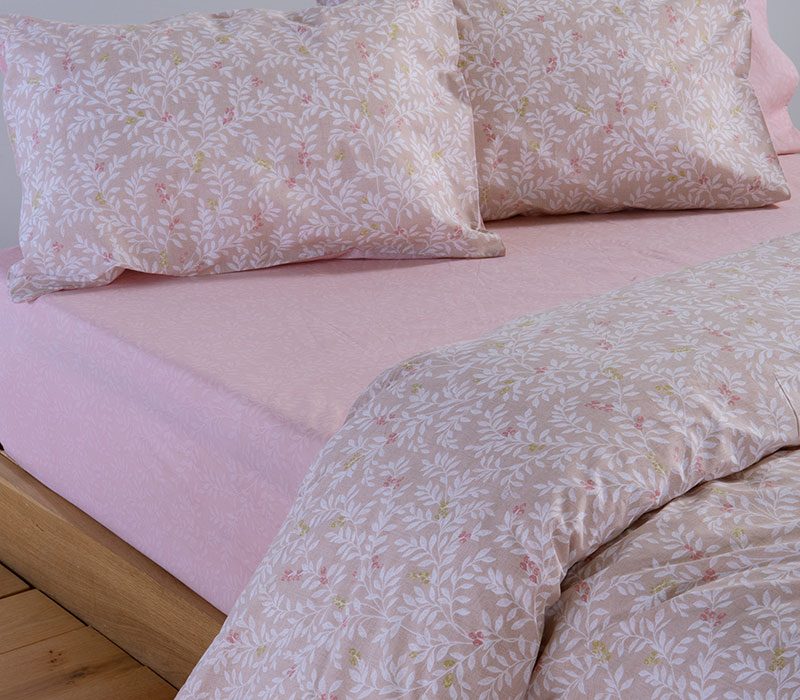 ΣΕΤ ΣΕΝΤΟΝΙΑ ΒΑΜΒΑΚΕΡΑ KING SIZE CYLIA ΜΕ ΛΑΣΤΙΧΟ NEF-NEF HOMEWARE, 100% ΒΑΜΒΑΚΙ - Image 4