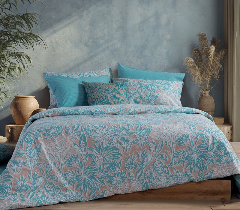 ΜΑΞΙΛΑΡΟΘHΚΗ CHARISMA BLUE 52Χ72 NEF-NEF HOMEWARE, 100% ΒΑΜΒΑΚΙ - Image 3