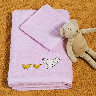 ΒΡΕΦΙΚΕΣ ΠΕΤΣΕΤΕΣ ΣΕΤ 2TMX CUTE & SWEET NEF-NEF HOMEWARE, 100% ΒΑΜΒΑΚΙ