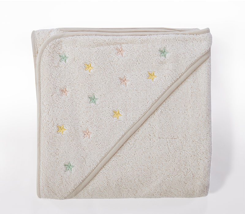 ΒΡΕΦΙΚΗ ΚΑΠΑ HAPPY 75X75 NEF-NEF HOMEWARE, 100% ΒΑΜΒΑΚΙ