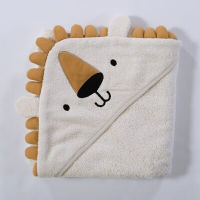 ΒΡΕΦΙΚΗ ΚΑΠΑ JUNGLE IN MOTION 75X75 NEF-NEF HOMEWARE, 100% ΒΑΜΒΑΚΙ