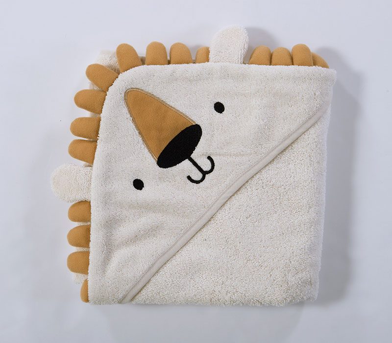 ΒΡΕΦΙΚΗ ΚΑΠΑ JUNGLE IN MOTION 75X75 NEF-NEF HOMEWARE, 100% ΒΑΜΒΑΚΙ