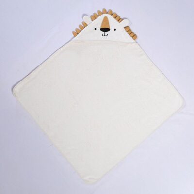 ΒΡΕΦΙΚΗ ΚΑΠΑ JUNGLE IN MOTION 75X75 NEF-NEF HOMEWARE, 100% ΒΑΜΒΑΚΙ - Image 2