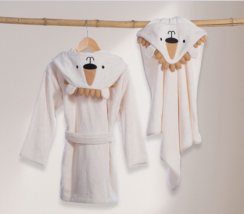 ΒΡΕΦΙΚΟ ΜΠΟΥΡΝΟΥΖΙ JUNGLE IN MOTION NEF-NEF HOMEWARE, 100% ΒΑΜΒΑΚΙ - Image 2