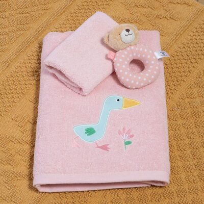 ΒΡΕΦΙΚΕΣ ΠΕΤΣΕΤΕΣ ΣΕΤ 2TMX SPRING HAPPINESS NEF-NEF HOMEWARE, 100% ΒΑΜΒΑΚΙ