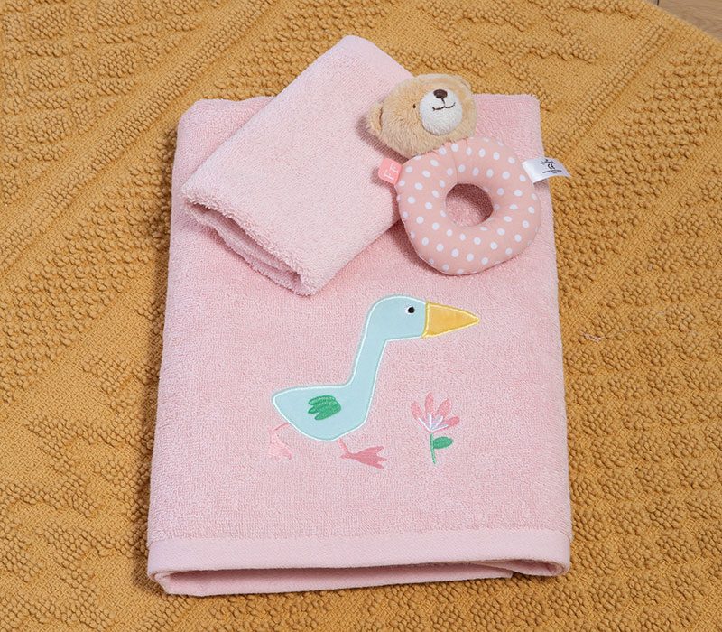 ΒΡΕΦΙΚΕΣ ΠΕΤΣΕΤΕΣ ΣΕΤ 2TMX SPRING HAPPINESS NEF-NEF HOMEWARE, 100% ΒΑΜΒΑΚΙ